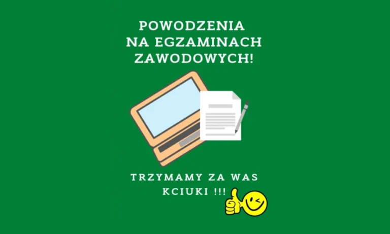 Egzaminy zawodowe - sesja letnia