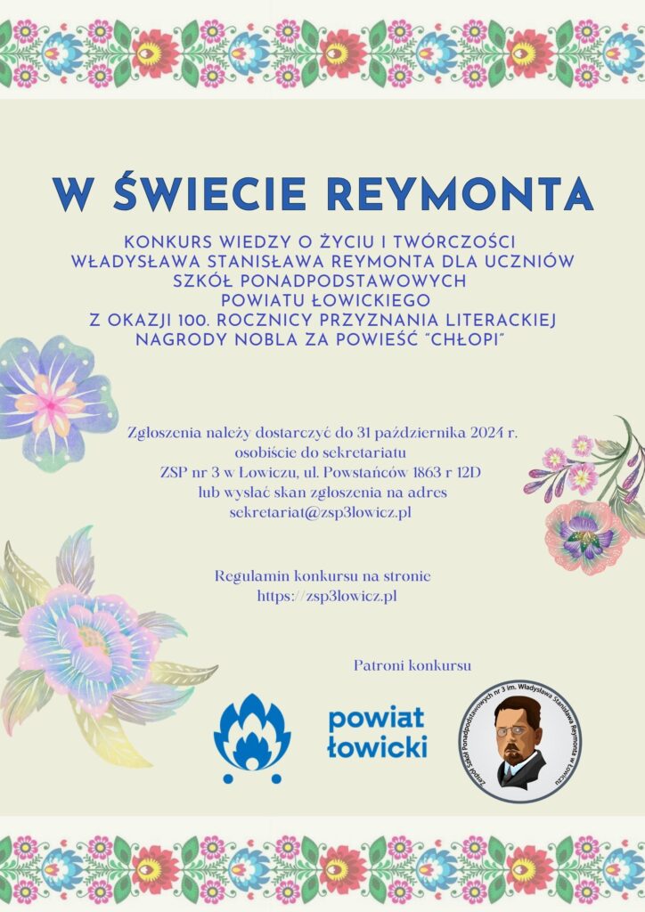 W świecie Reymonta - plakat